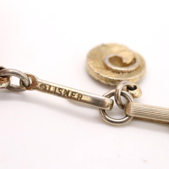 Vintage Signed Lisner Leaf Adjustable Choker Collar Necklace Gold Tone - Picture 3 of 8